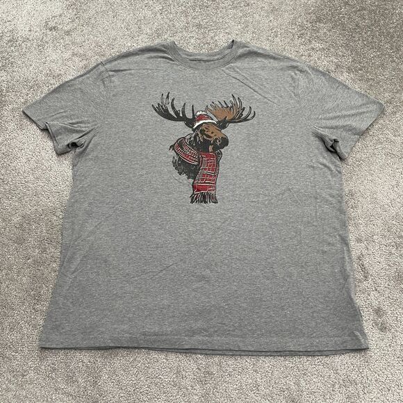 Goodfellow & Co Other - Goodfellow & Co Canada Moose Graphic T-Shirt Mens XL Gray Crew Neck Holiday Tee